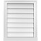 Ekena Millwork Vertical Surface Mount PVC Gable Vent w/ 2"W x 2"H , Brickmould Sill Frame, 20"W x 24"H GVPVE20X2403SN - alternate 1